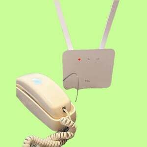Everything needed for a Corded Landline Telephone, Beige
